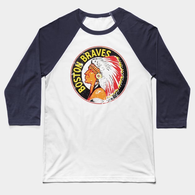 Boston Braves Baseball T-Shirt by retrorockit